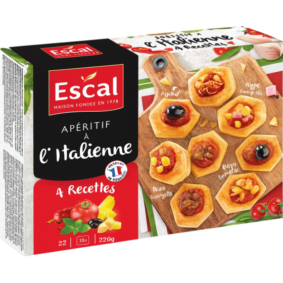 APERITIF A L'ITALIENNE ESCAL 220G