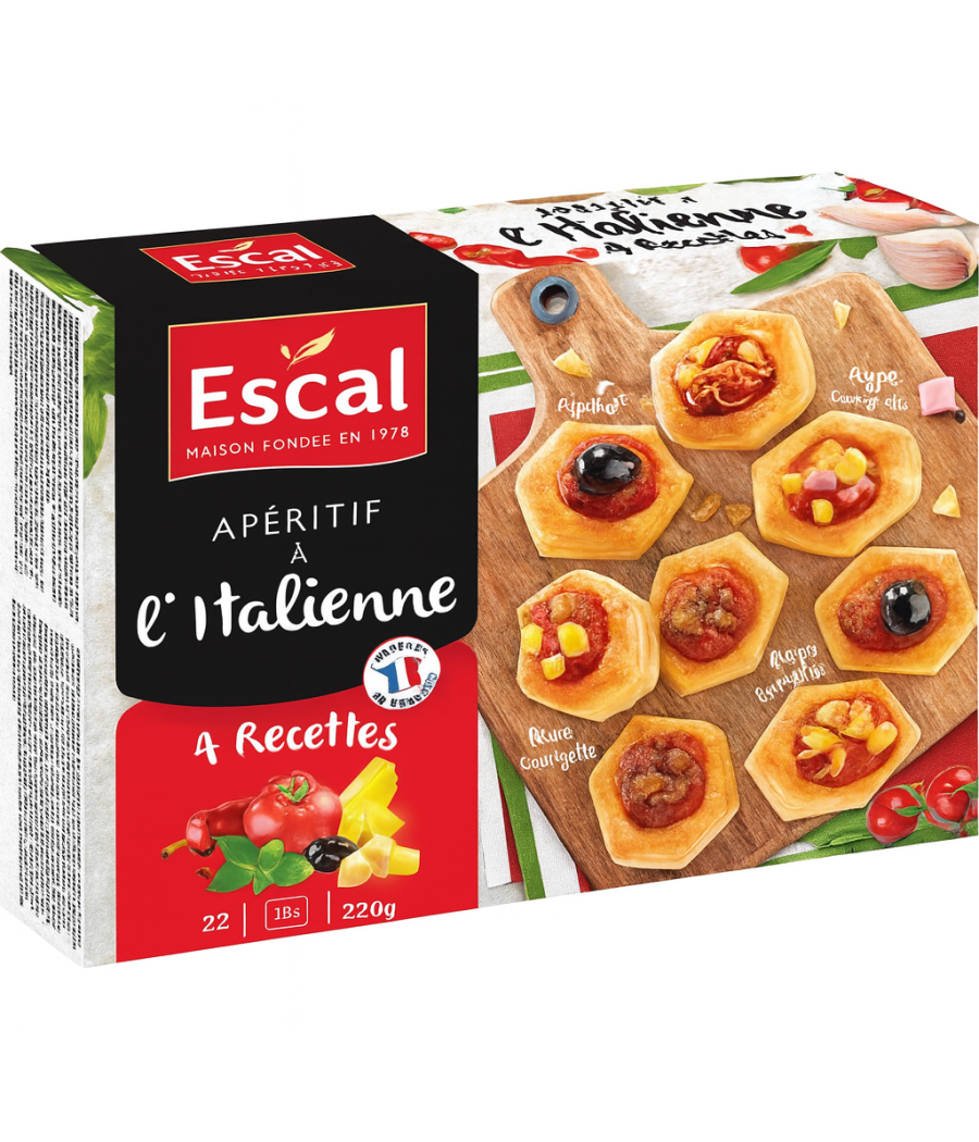 APERITIF A L'ITALIENNE ESCAL 220G