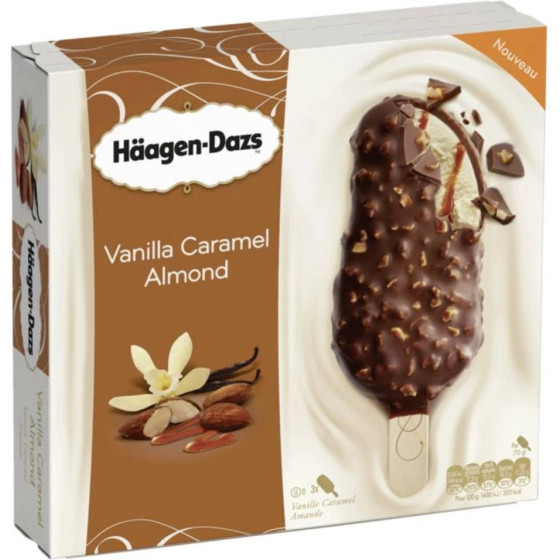 VANILLA CARAMEL ALMOND HAAGEN DAZS 210G