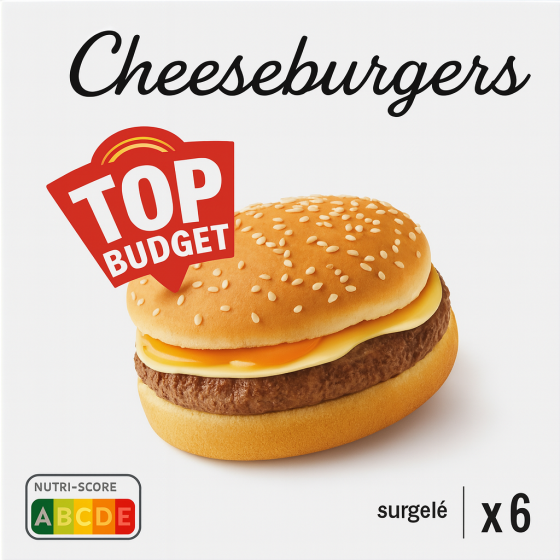 CHEESEBURGER TOP BUDGET 750G
