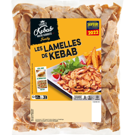 KEBAB EN LAMELLES 750G