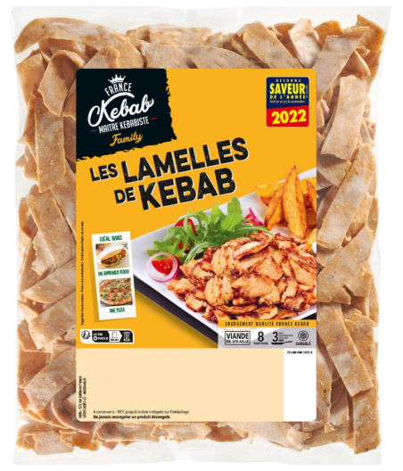 KEBAB EN LAMELLES 750G