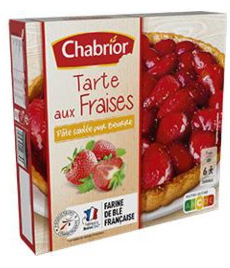 TARTE AUX FRAISES 490G
