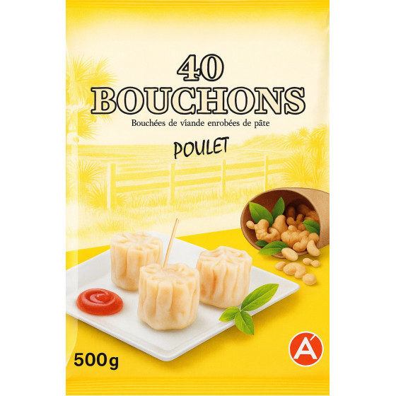 40 BOUCHONS DE POULET ASIA FOOD 500G
