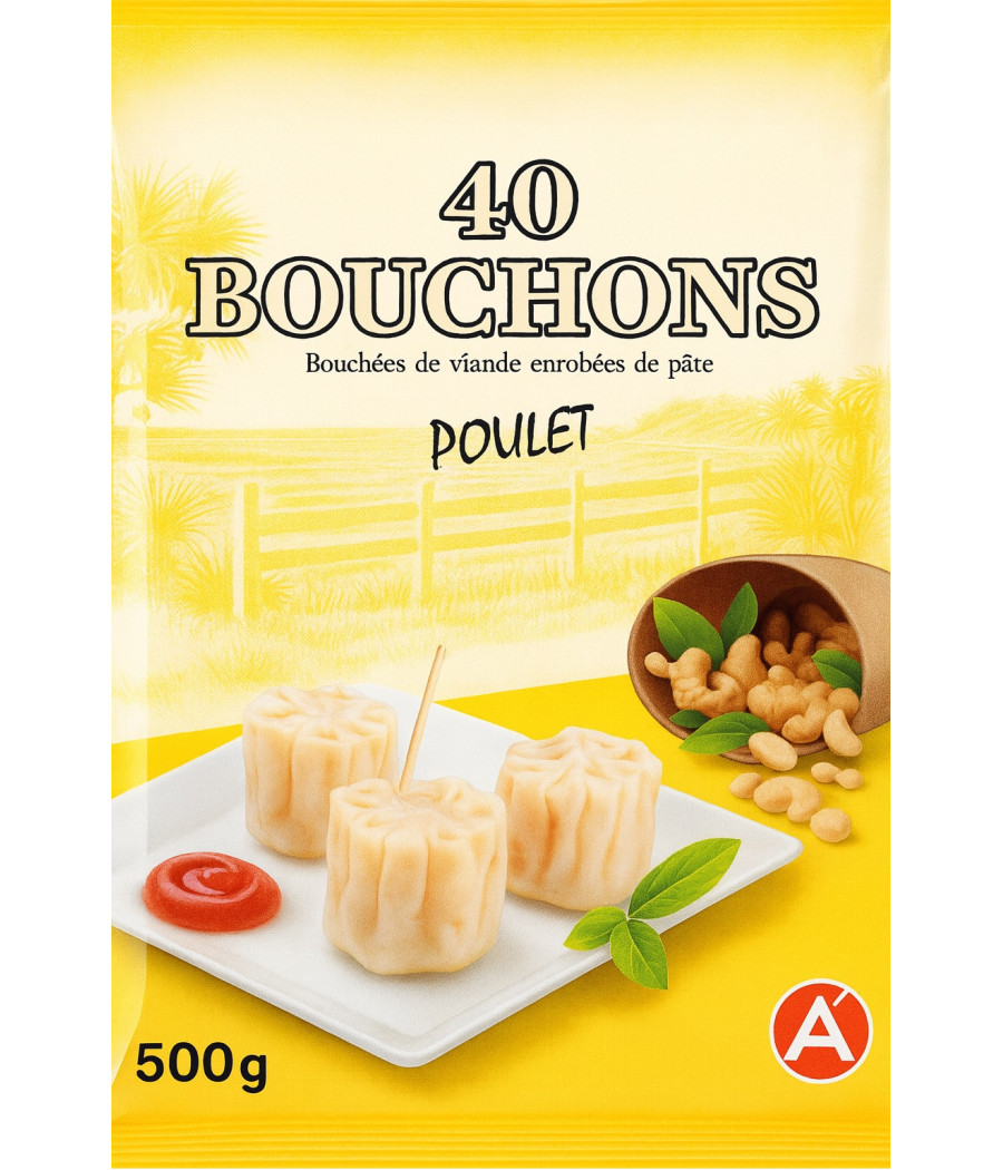 40 BOUCHONS DE POULET ASIA FOOD 500G