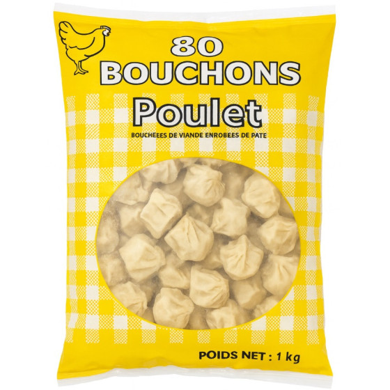 BOUCHONS POULET X80 PP ASIA FOOD 1KG
