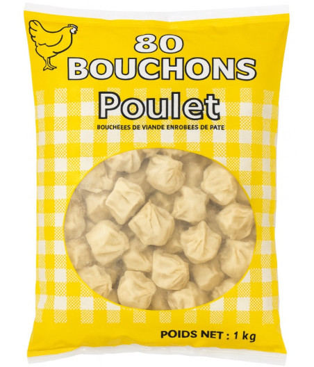 BOUCHONS POULET X80 PP ASIA FOOD 1KG
