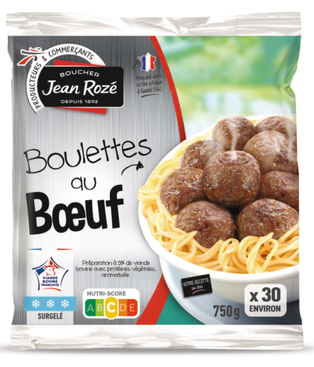 BOULETTES AU BOEUF JEAN ROZE  750G