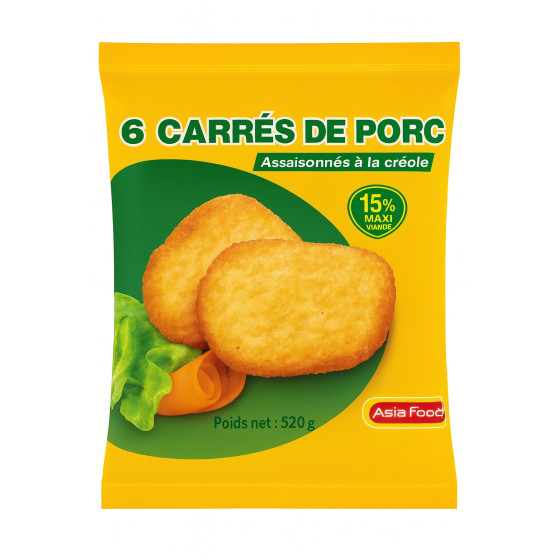 6 CARRE DE PORC ASIA FOOD 520G
