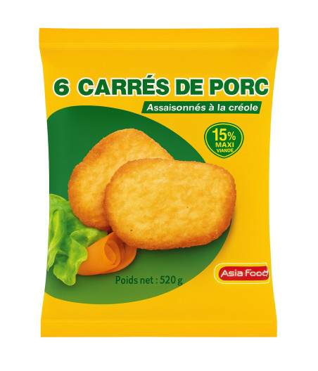 6 CARRE DE PORC ASIA FOOD 520G