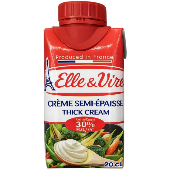 CREME SEMI EPAISSE ELLE&VIRE 20CL