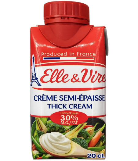 CREME SEMI EPAISSE ELLE&VIRE 20CL