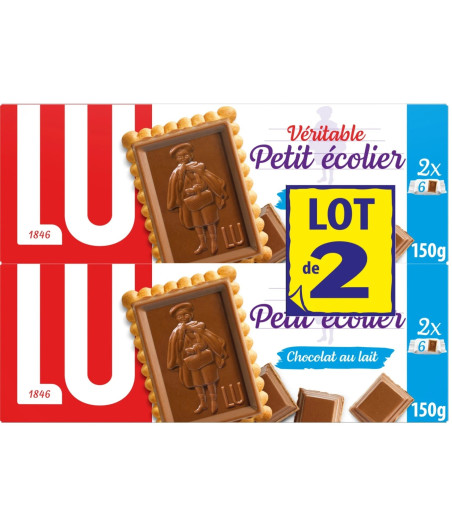 BISCUITS AU CHOCOLAT PETIT ECOLIER LU 300G