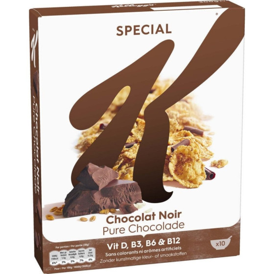 CEREALES SPECIAL K KELLOGG'S CHOCOLAT NOIR 300G