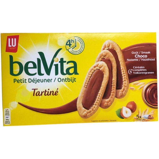 BISCUITS PETIT DEJEUNER TARTINÉ BELVITA LU 250G