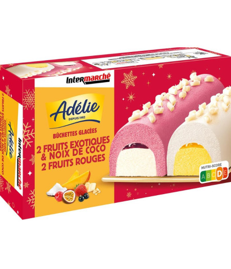 BUCHETTES GLACEES FRUITS EXOTIQUES ADELIE 273G