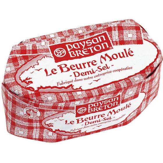 BEURRE MOULE DEMI-SEL PAYSAN BRETON 250G