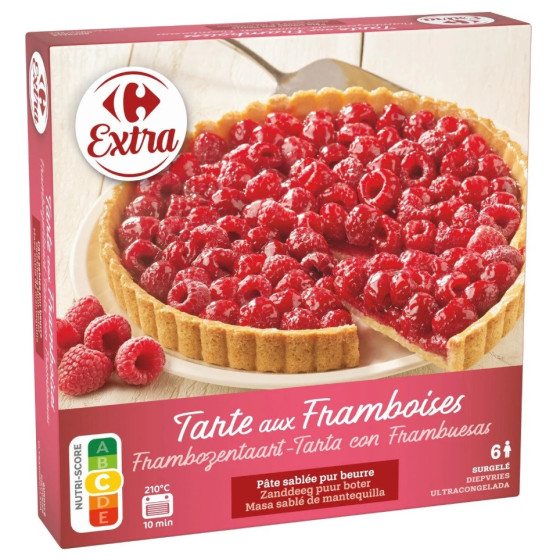 TARTE AUX FRAMBOISES 470 G