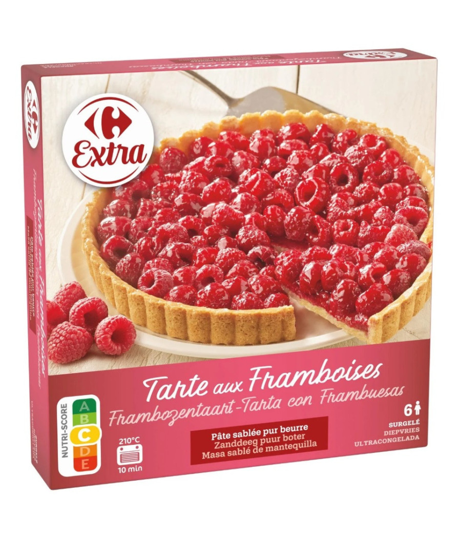 TARTE AUX FRAMBOISES 470 G