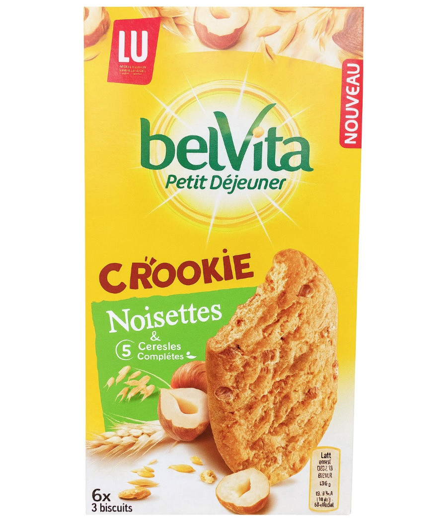 CROOKIE NOISETTES BELIVITA 300G