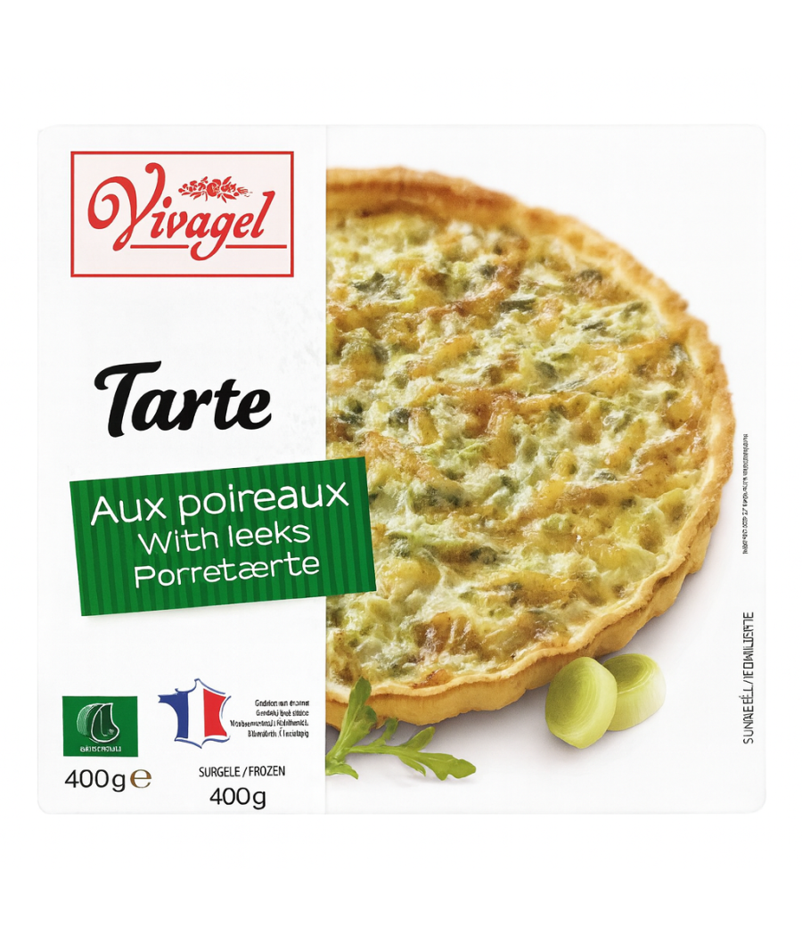 TARTE AUX POIREAUX VIVAGEL 400 G