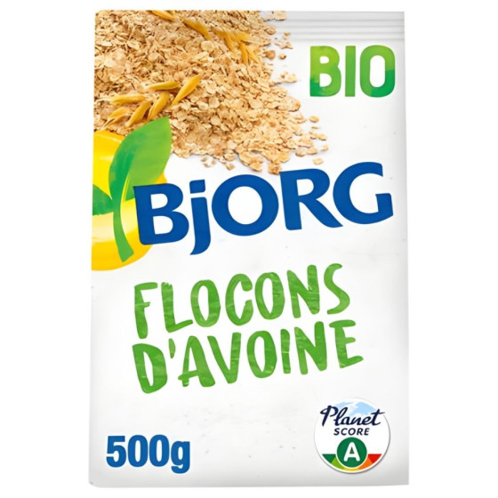 FLOCONS D'AVOINE BJORG 500G