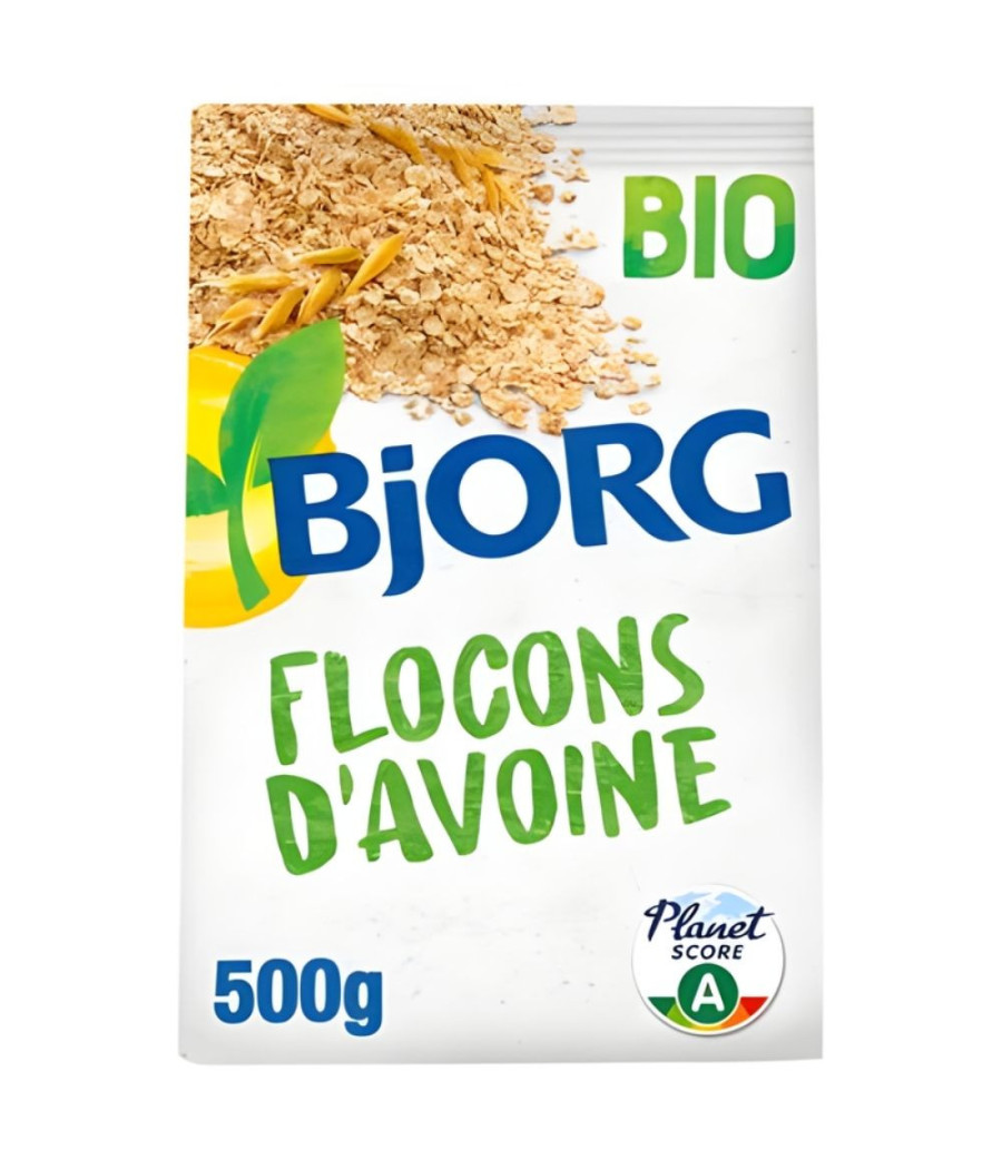 FLOCONS D'AVOINE BJORG 500G