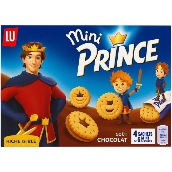 MINI BISCUITS PRINCE LU 168G