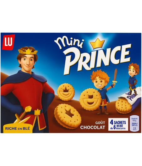 MINI BISCUITS PRINCE LU 168G