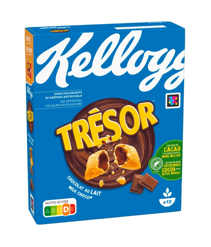 CEREALES KELLOGG TRESOR CHOCOLAT AU LAIT 660G