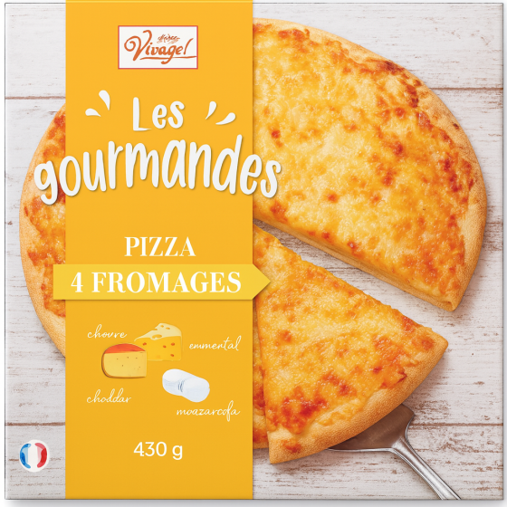 PIZZA 4 FROMAGES VIVAGEL 430G