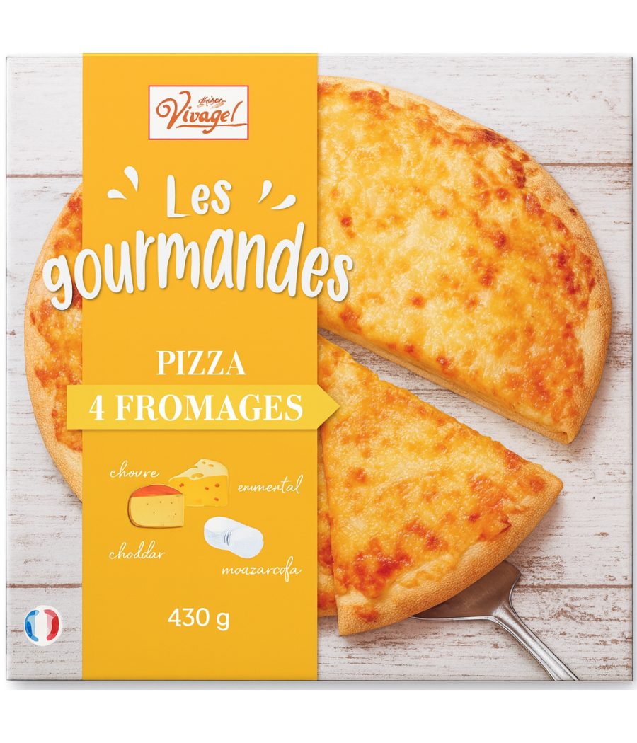 PIZZA 4 FROMAGES VIVAGEL 430G