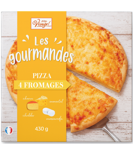 PIZZA 4 FROMAGES VIVAGEL 430G