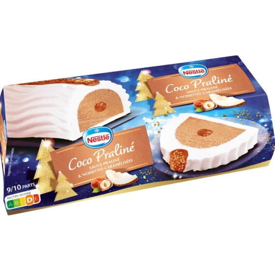 BUCHE GLACEE COCO PRALINE NESTLE 540G
