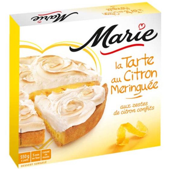 TARTE AU CITRON MERINGUEE 550 G