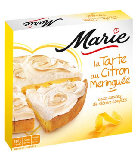 TARTE AU CITRON MERINGUEE 550 G