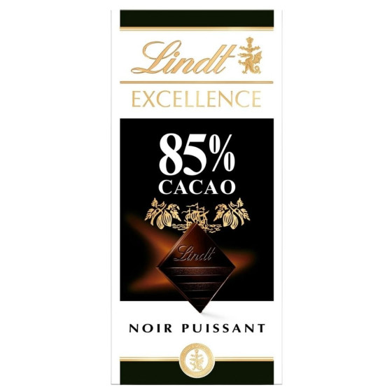 CHOCOLAT EXCELLENCE NOIR PUISSANT 85% CACAO 100G