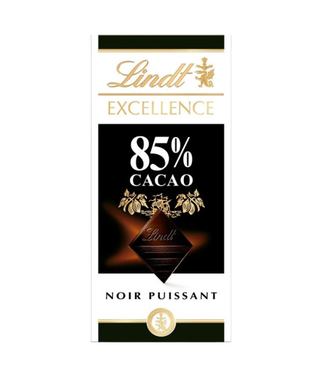 CHOCOLAT EXCELLENCE NOIR PUISSANT 85% CACAO 100G