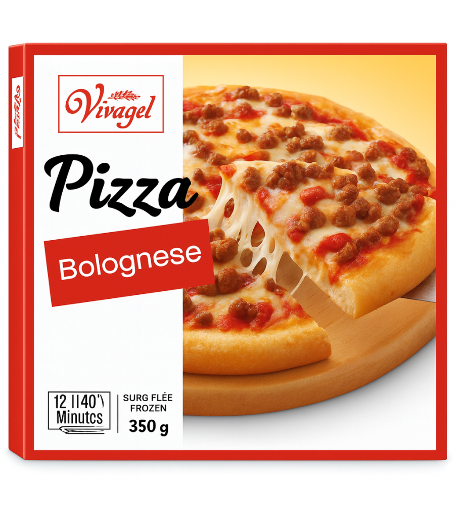 PIZZA BOLOGNESE VIVAGEL 350G