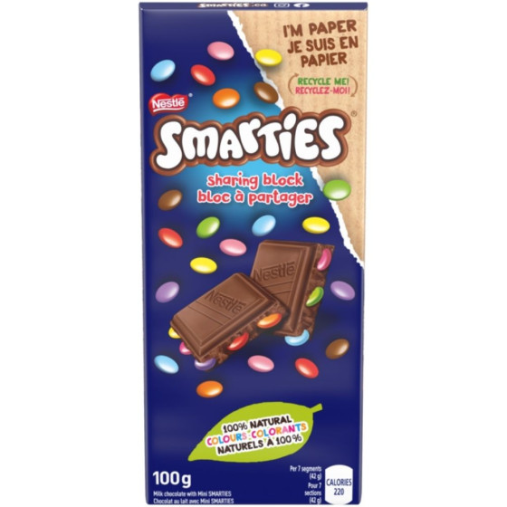 CHOCOLAT SMARTIES 100G