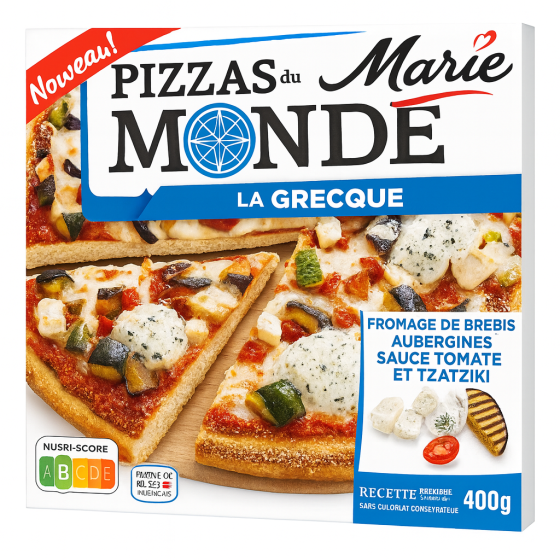 PIZZAS DU MONDE LA GRECQUE MARIE 400G
