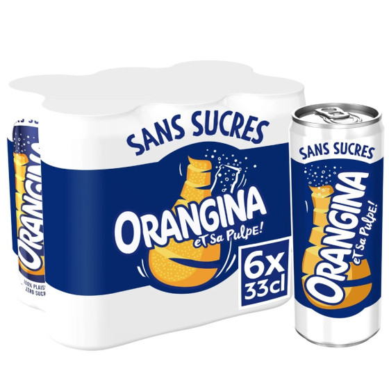 ORANGINA ZERO SLIM 6 X 33CL