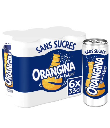 ORANGINA ZERO SLIM 6 X 33CL
