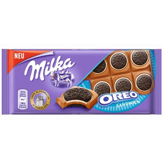 CHOCOLAT MINI OREO MILKA 92G
