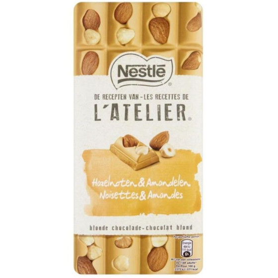 CHOCOLAT BLOND CARAMEL NOISETTES NESTLE 195G