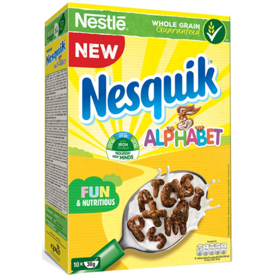 CEREALES NESTLE NESQUIK ALPHABET 325G