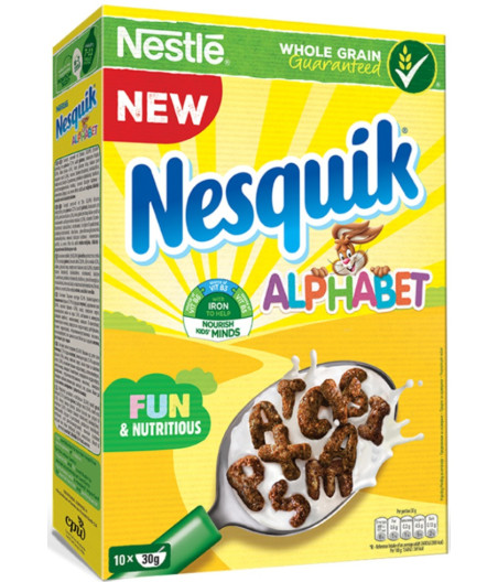 CEREALES NESTLE NESQUIK ALPHABET 325G