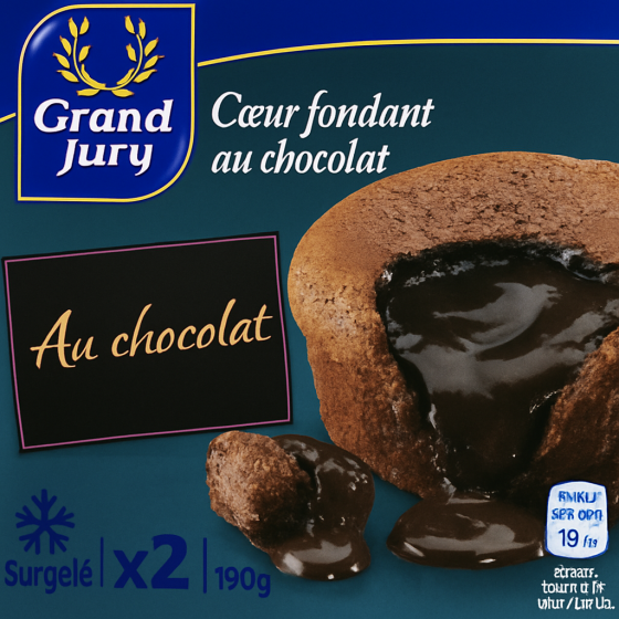 COEUR FONDANT AU CHOCOLAT GRAND JURY 190G