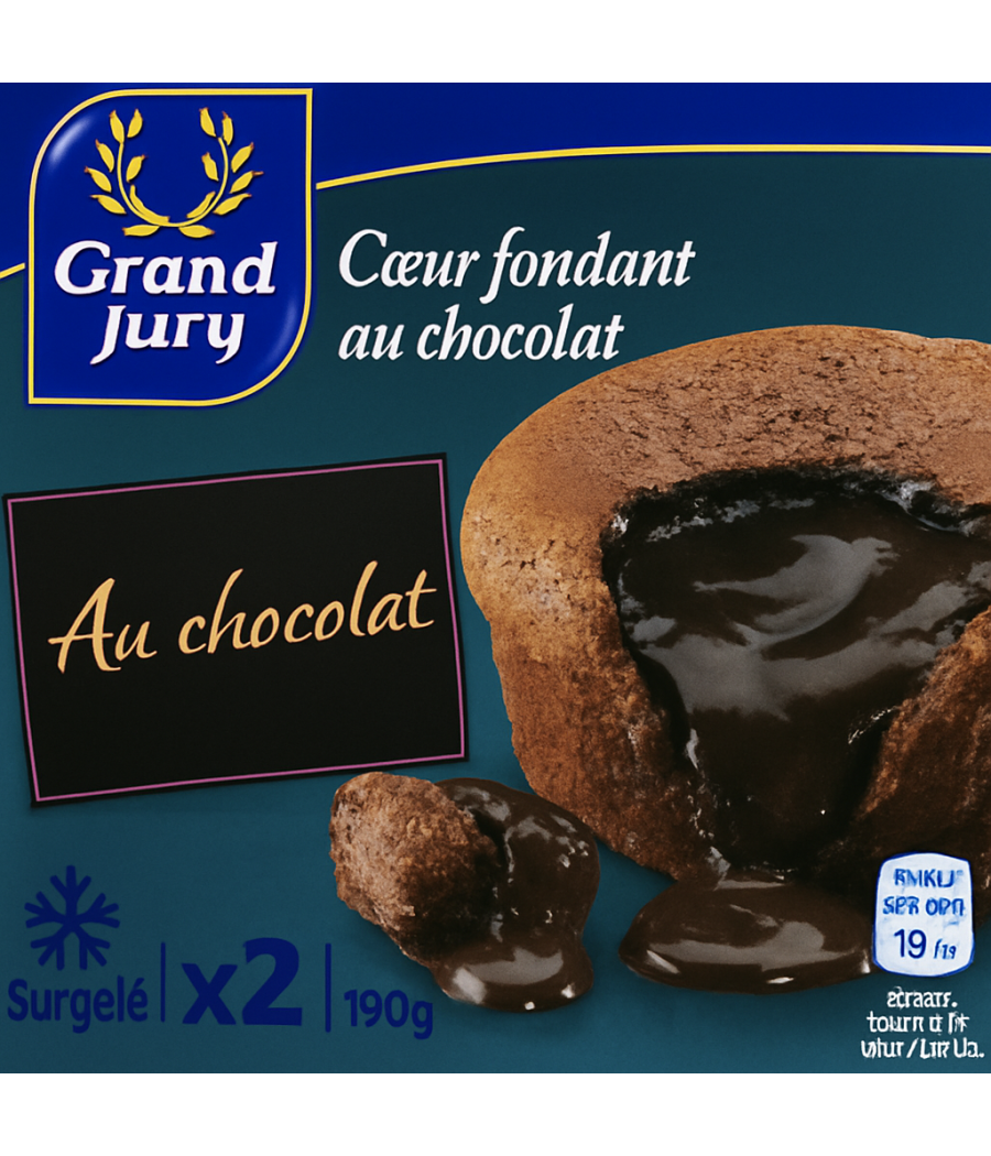COEUR FONDANT AU CHOCOLAT GRAND JURY 190G