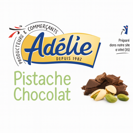 CONES PISTACHE CHOCOLAT ADELIE X6